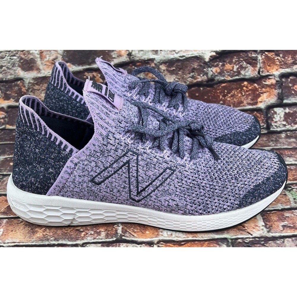 NEW BALANCE Fresh Foam Cruz V2 Womens 11 Purple Athletic Running Shoes Sock Fit